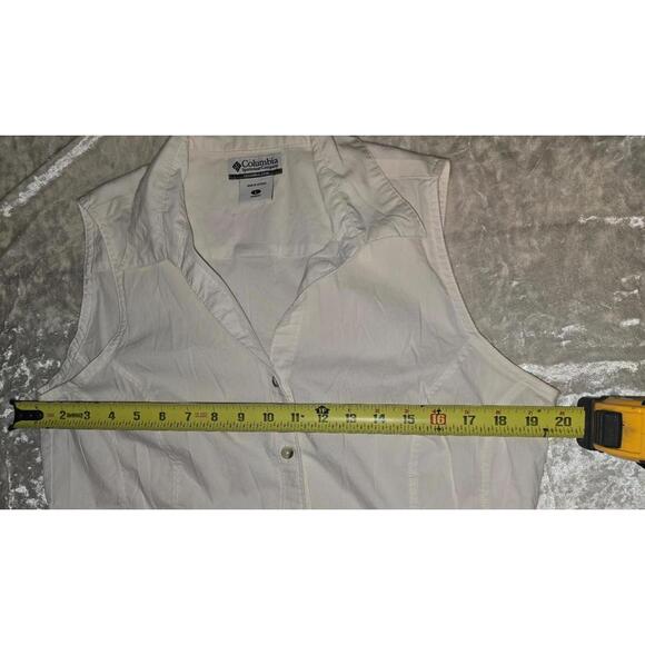 Columbia white Womens Button Down Vest Size Large - Picture 4 of 4